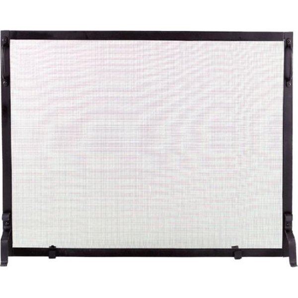 Dagan Dagan S129 Wrought Iron Panel Screen; Black S129